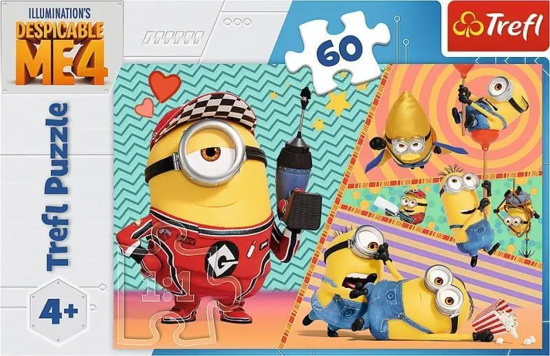 Šťastní Mimoni / Universal Despicable Me 4 - puzzle z kategorie 15 – 60 dielikov