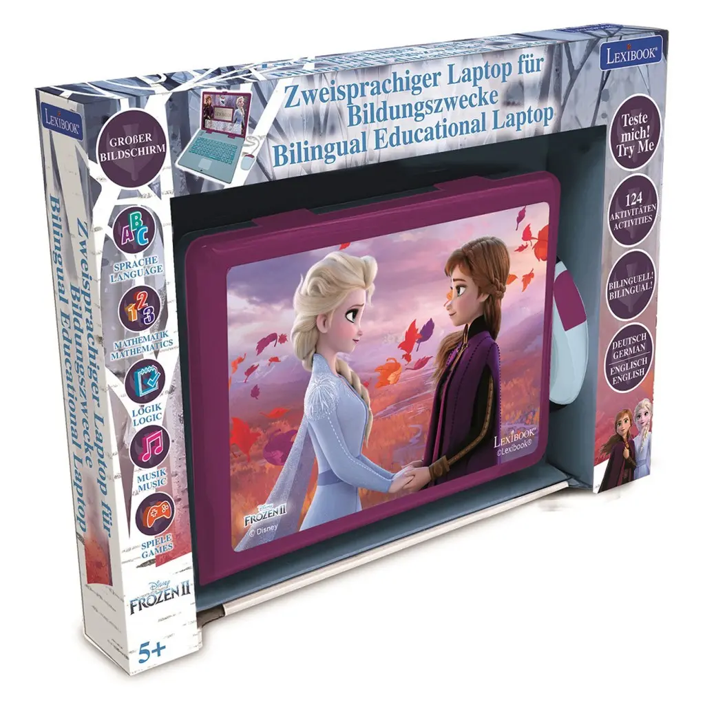Lexibook česko-anglický vzdělávací notebook Frozen se 124 aktivitami - Lexibook