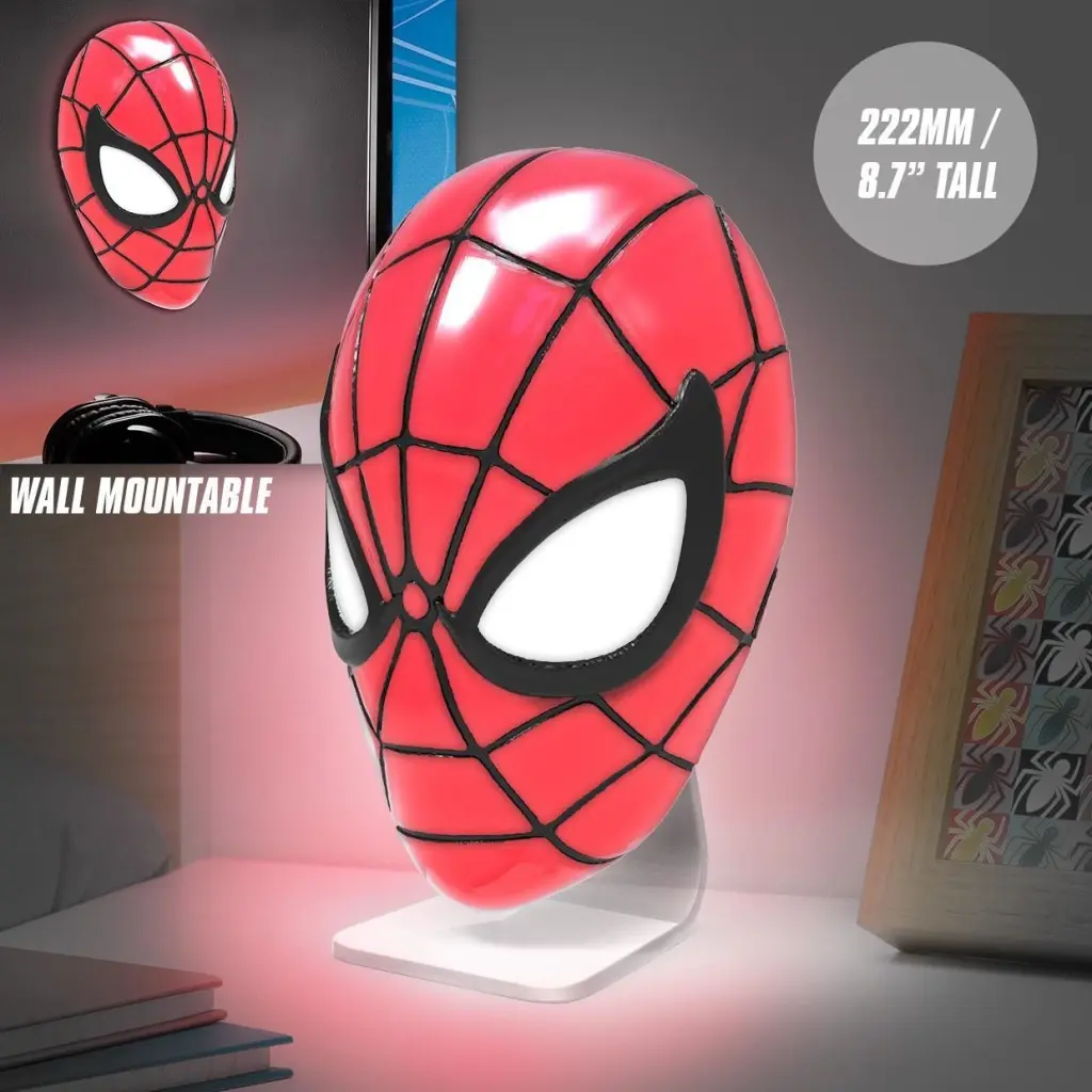 Dekorativní lampa Marvel: Spidermanova maska