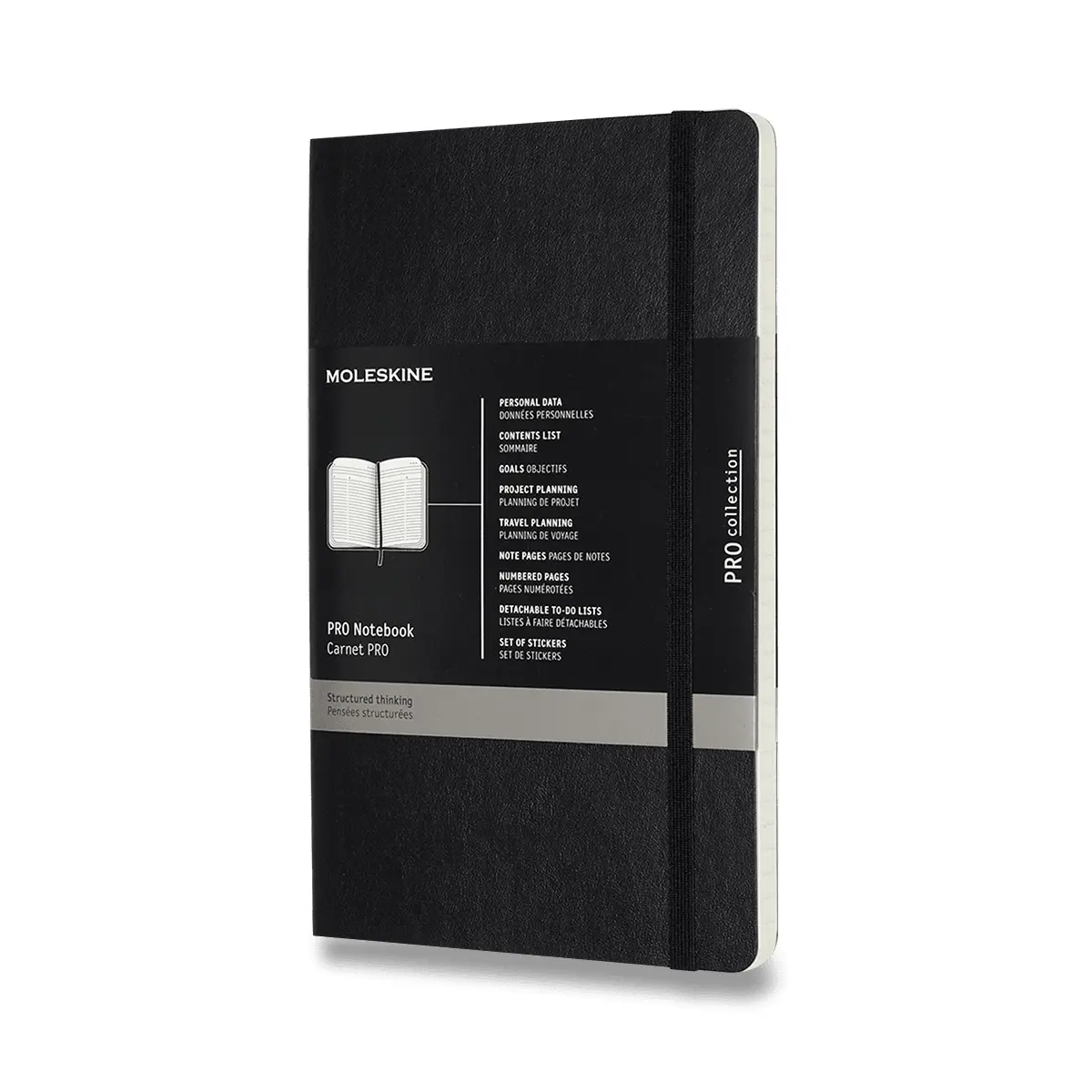 Moleskine Professional - zápisník v měkkých deskách - vel.