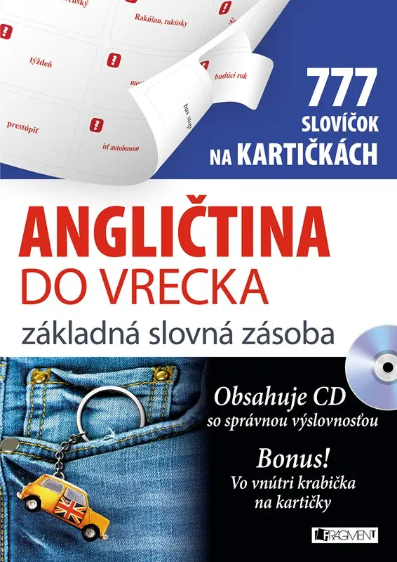 Angličtina do vrecka – základná slovná zásoba (777 slovíčok na kartičkách)