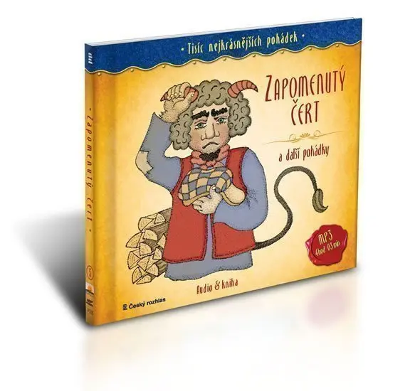 CD Tisíc nejkrásnějších pohádek - Zapomenutý čert a další pohádky + kniha (audiokniha) - Božena Šimková