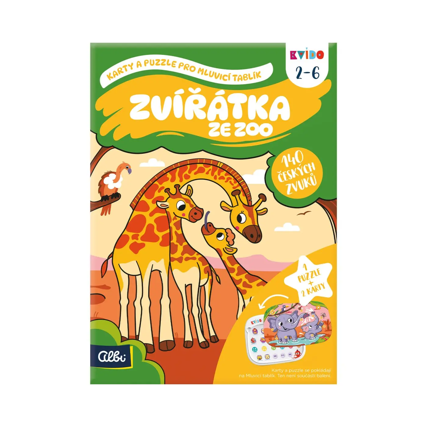 Zvířátka ze zoo: Karty a puzzle pro Mluvicí tablík 2 | Neuveden