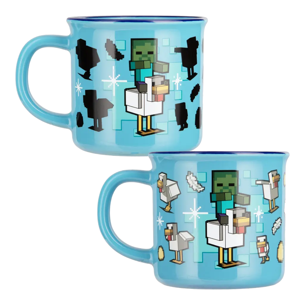 Minecraft Hrnek měnící Chicken Jockey 350 ml - Paladone