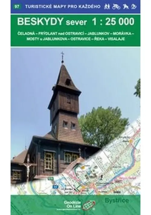 Beskydy - sever 1:25 000 / 97 Turistické mapy pro každého