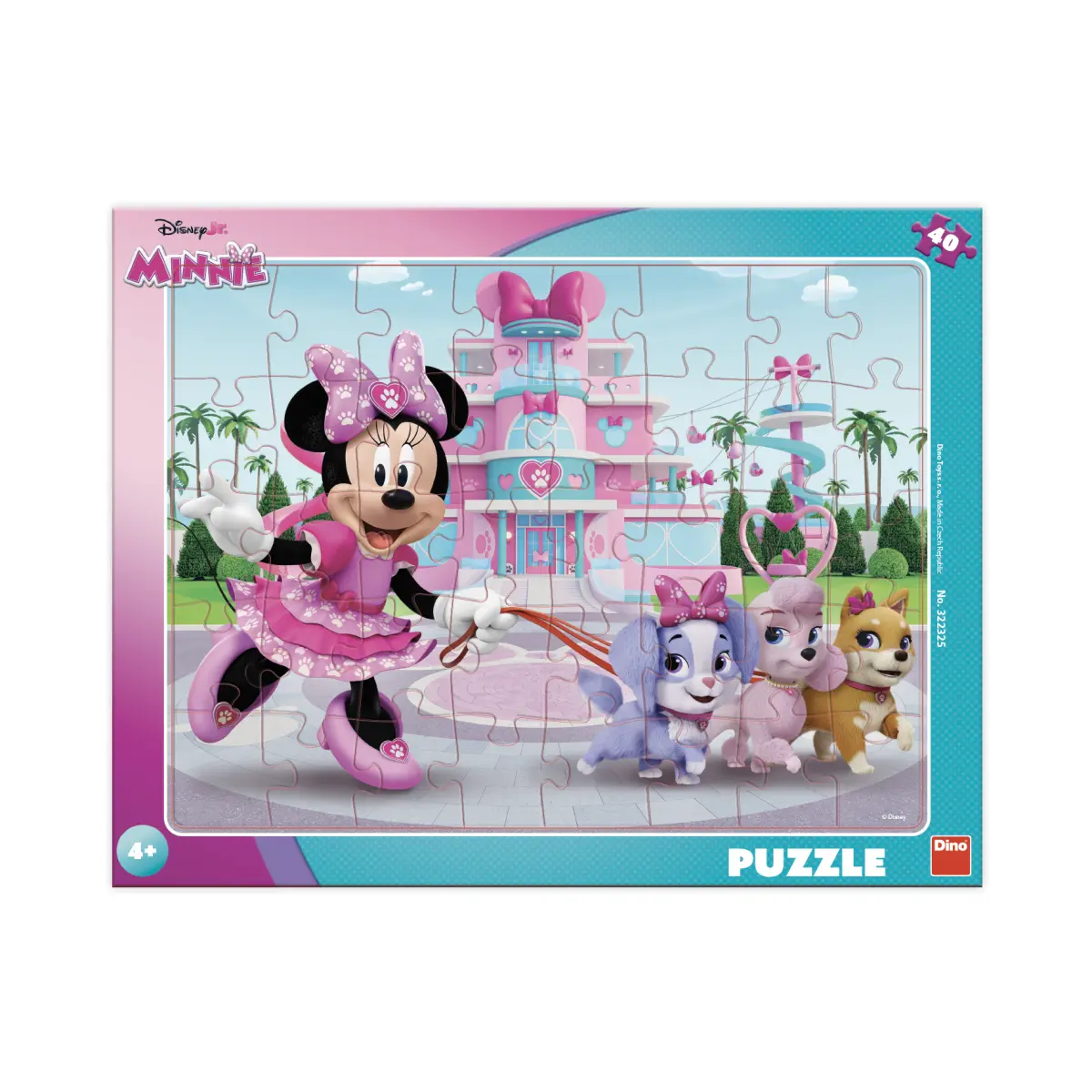 Puzzle 40 Minnie s pejsky deskové