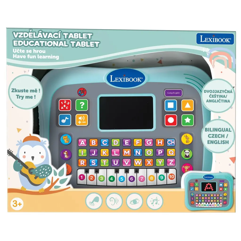 Lexibook česko-anglický výukový tablet ABC