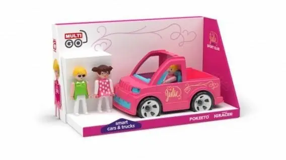 Igráček MultiGO Trio Julie sport club auto pro holčičky s figurkami
