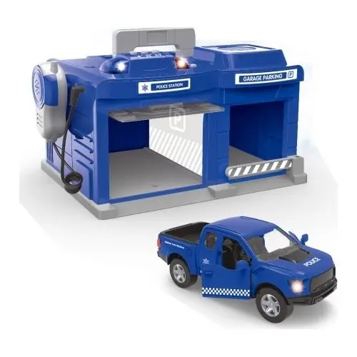 Policejní hrací set – garáž