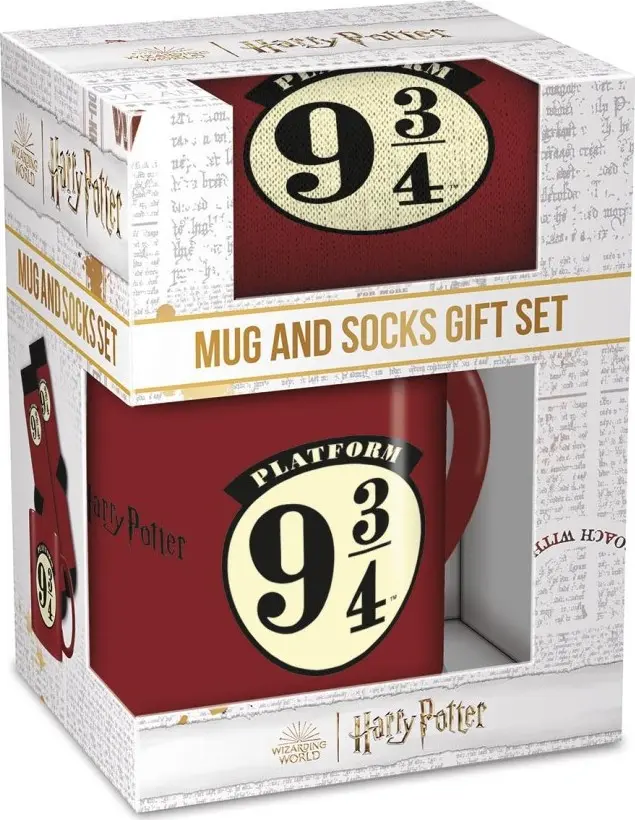 Harry Potter Dárkový set pánský - Nástupiště 9 3 - Pyramid