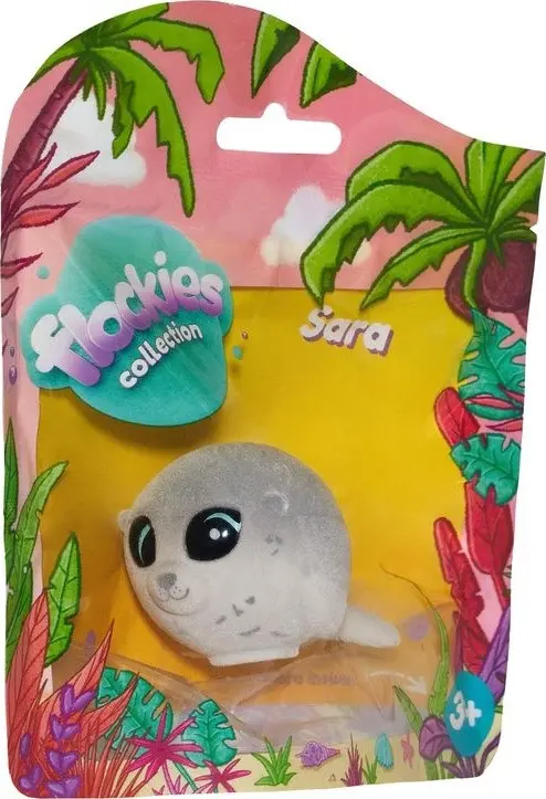 Flockies Tuleň Sara - sběratelská figurka 5 cm - TM Toys