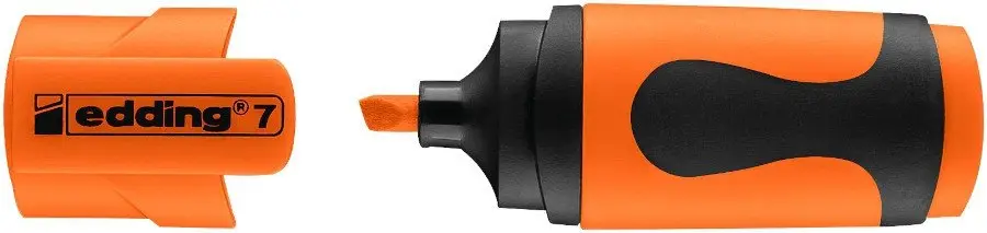 Zvýrazňovač EDDING mini 7 - neonově oranžový