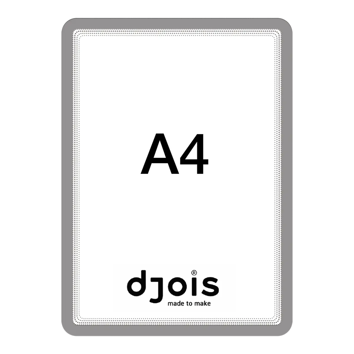 djois magnetický rámeček - Magneto, A4, šedý, 2 ks