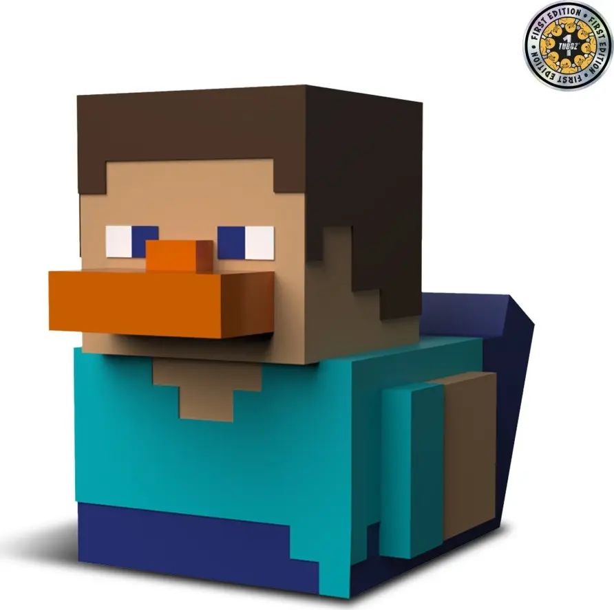 Tubbz kachnička Minecraft - Steve (první edice) - Numskull