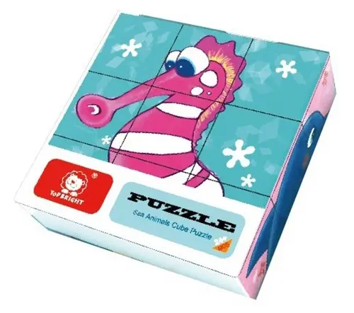 Top Bright obrázkové kostky Mořská zvířata