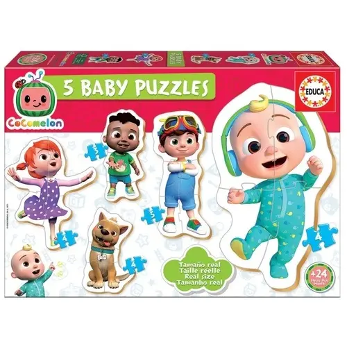 Trefl Puzzle Baby Cocomelon 5v1 (3-5 dílků)