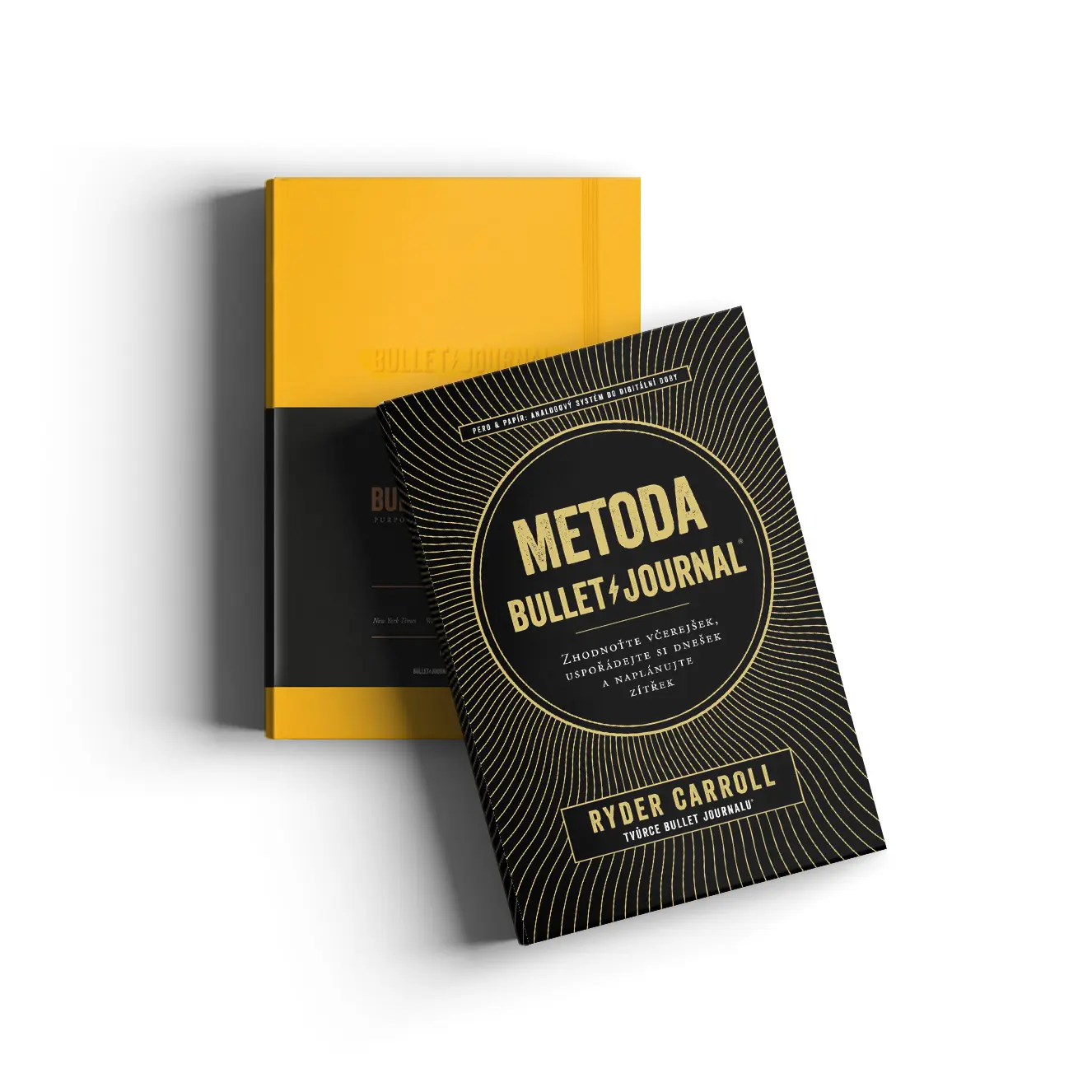 Balíček Metoda Bullet Journal + zápisník Leuchtturm1917 Edition2 - žlutý - Ryder Carroll
