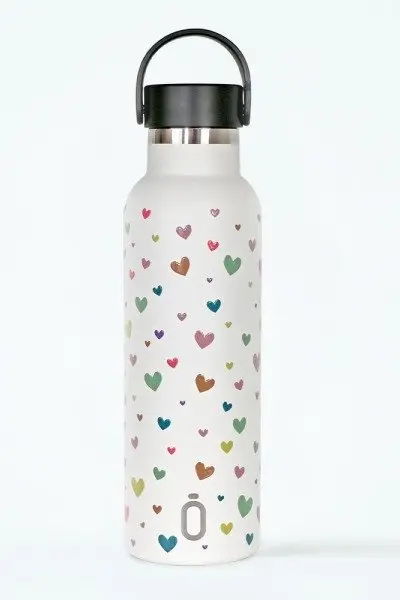 Termoláhev 600ml Hearts Cream
