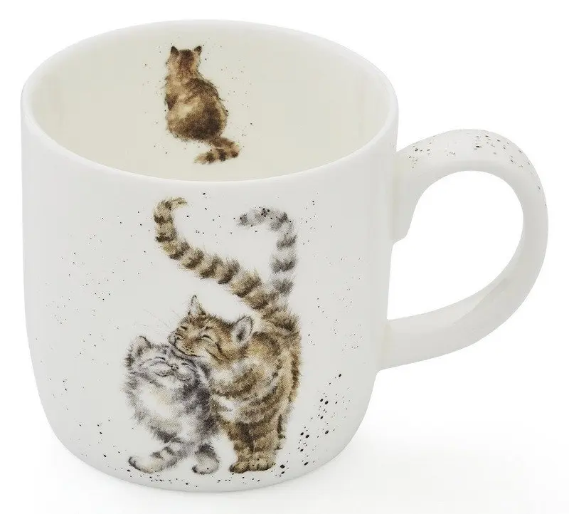 Porcelánový hrnek Wrendale Designs Feline Good, 0,31 l - Kočky