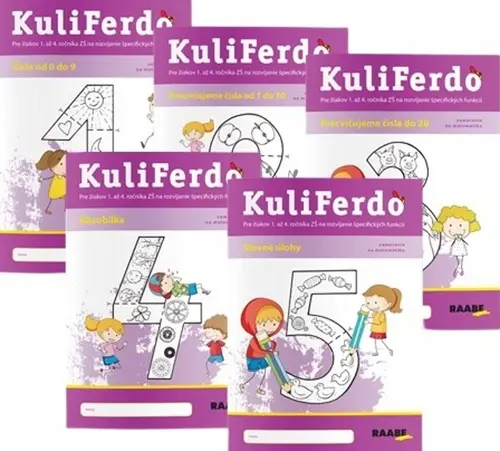 KuliFerdo 1,2,3,4,5 Vývinové poruchy učenia, Číselká - Barbora Kováčová; Michaela Hanáková