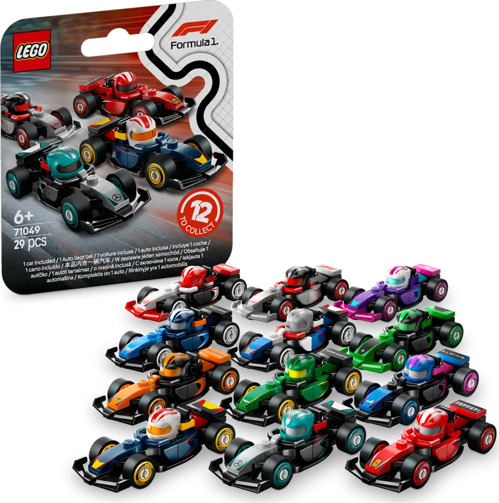LEGO® Iconic 71049 Sběratelská závodní auta F1® - LEGO®
