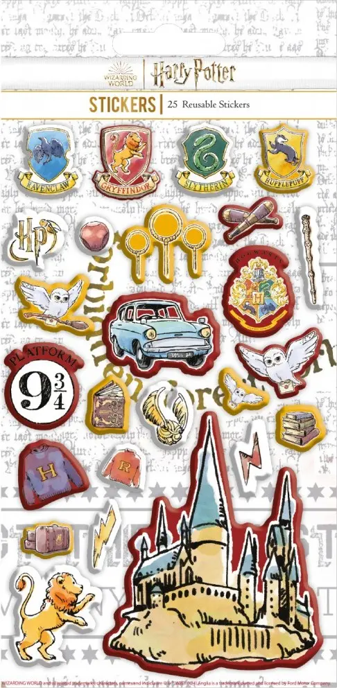Harry Potter 3D samolepky 25 ks