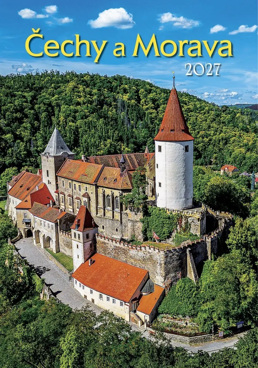 Kalendář 2027 nástěnný: ČECHY A MORAVA