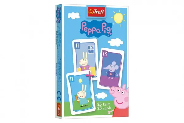 Černý Petr Prasátko Peppa/Peppa Pig společenská hra - karty v krabičce 6x9x1cm