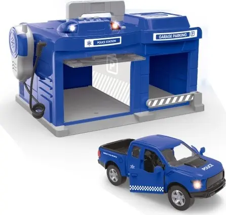 Policejní hrací set – garáž