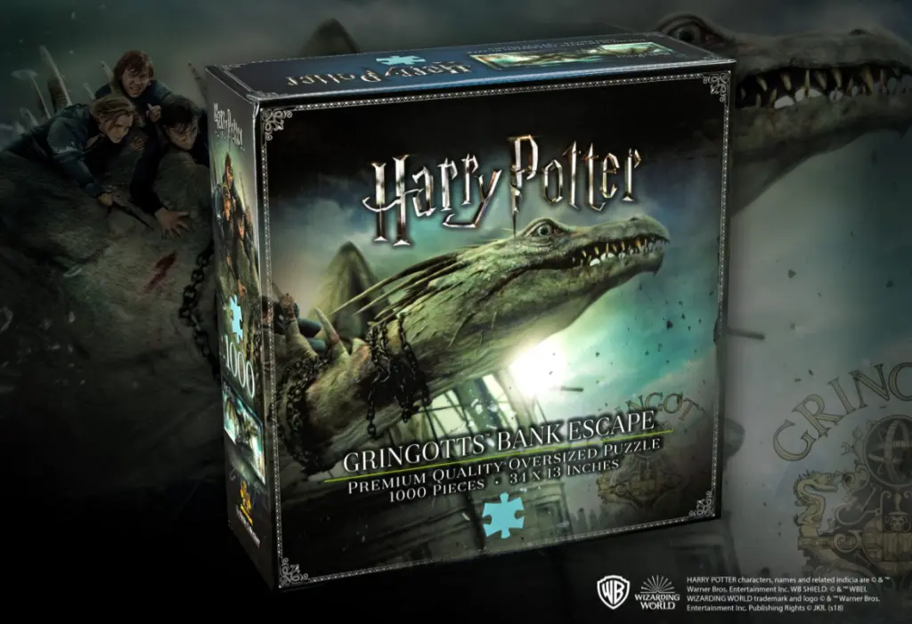 Harry Potter: Puzzle - Útěk z Gringottovy banky - 1000 dílků - EPEE