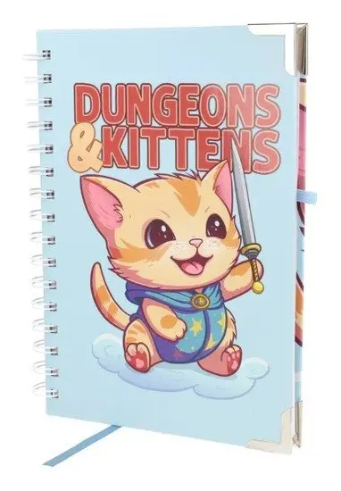 Zápisník delux - Dungeons & Kittens