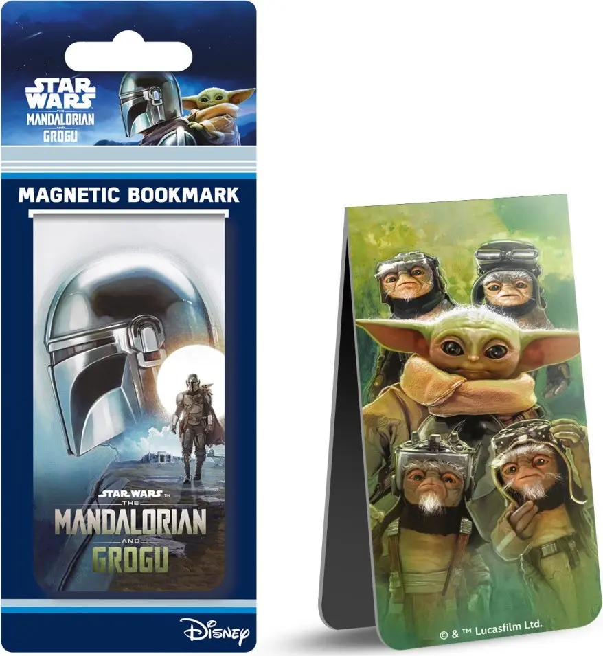 Star Wars: Mandalorian a Grogu Magnetická záložka - Pyramid