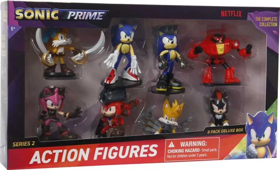 Sonic akční figurky 8 ks Deluxe box