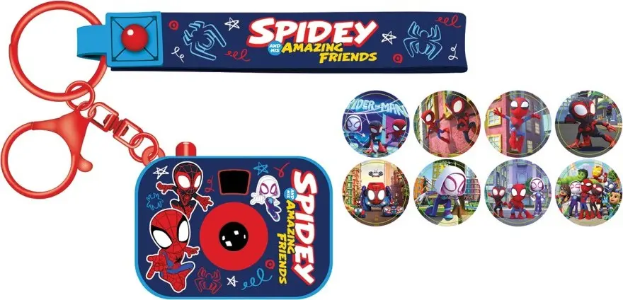Spiderman klíčenka s projektorem