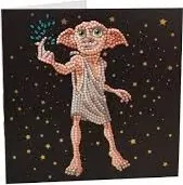 Crystal Art pohlednice - Dobby, 18x18cm - Craft Buddy