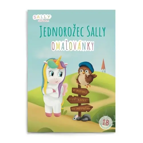 Jednorožec Sally Omaľovánky