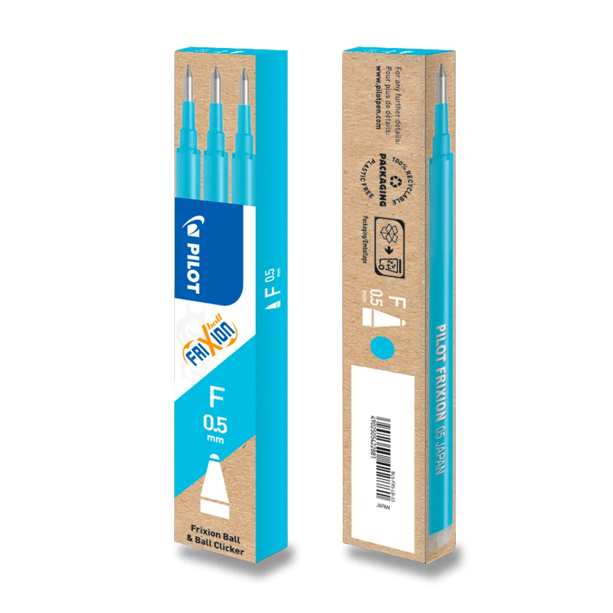 Pilot FriXion Ball 05 Náplň sada 3 ks - sv.modrá