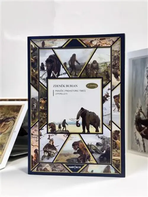 Leporello II. Pravěk/Prehistoric Times -  Zdeněk Burian