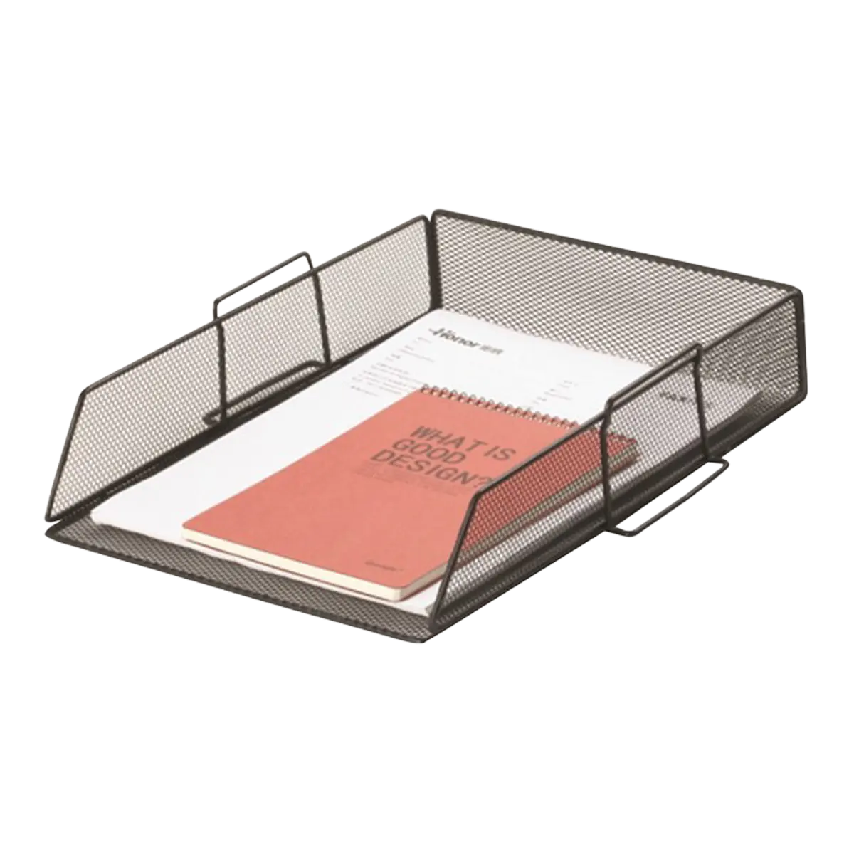 DONAU kancelářský odkladač Office Set, A4, kov, černý