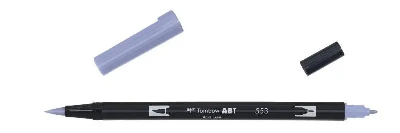 Tombow Oboustranný štětcový fix ABT - mist purple