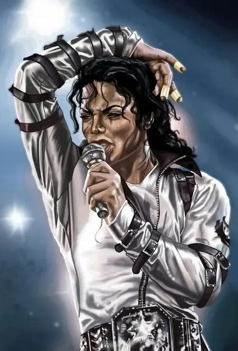 Diamantový obrázek - Michael Jackson, foto 30x40 cm