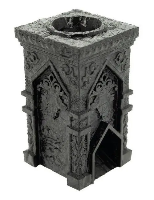 Vež na házení kostek - 7,5 x 7,5 x 12,5 cm - Plast