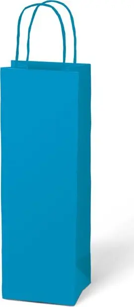 taška dárková T12 kraft 120x360x90 modrá