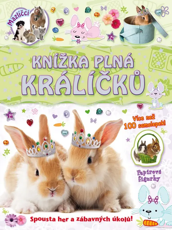 Knížka plná králíčků - samolepky a figurky - kolektiv autorů