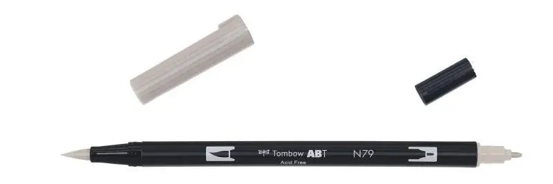 Tombow Oboustranný štětcový fix ABT - warm grey 2