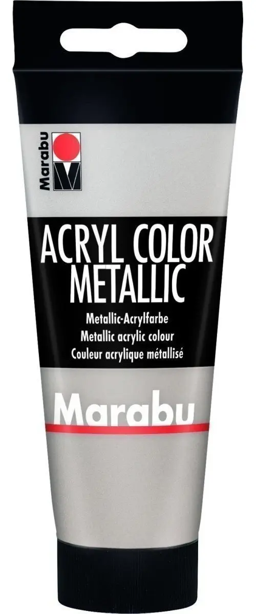 Marabu Acryl Color akrylová barva - stříbrná 100 ml