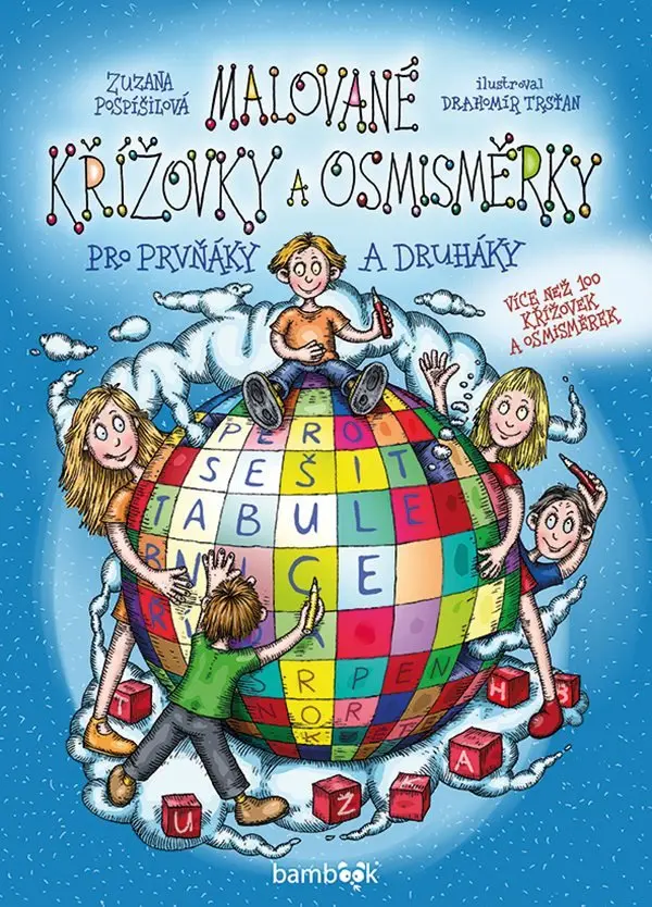 Malované křížovky a osmisměrky pro prvňáky a druháky - Zuzana Pospíšilová
