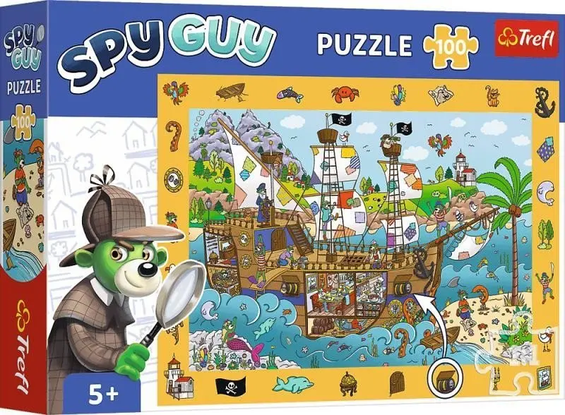 Spy Guy: Pirátská loď,Spy Guy: Pirátská loď - puzzle z kategorie 60 – 300 dielikov