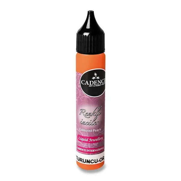 Tekuté perly Cadence - Oranžová / 25 ml