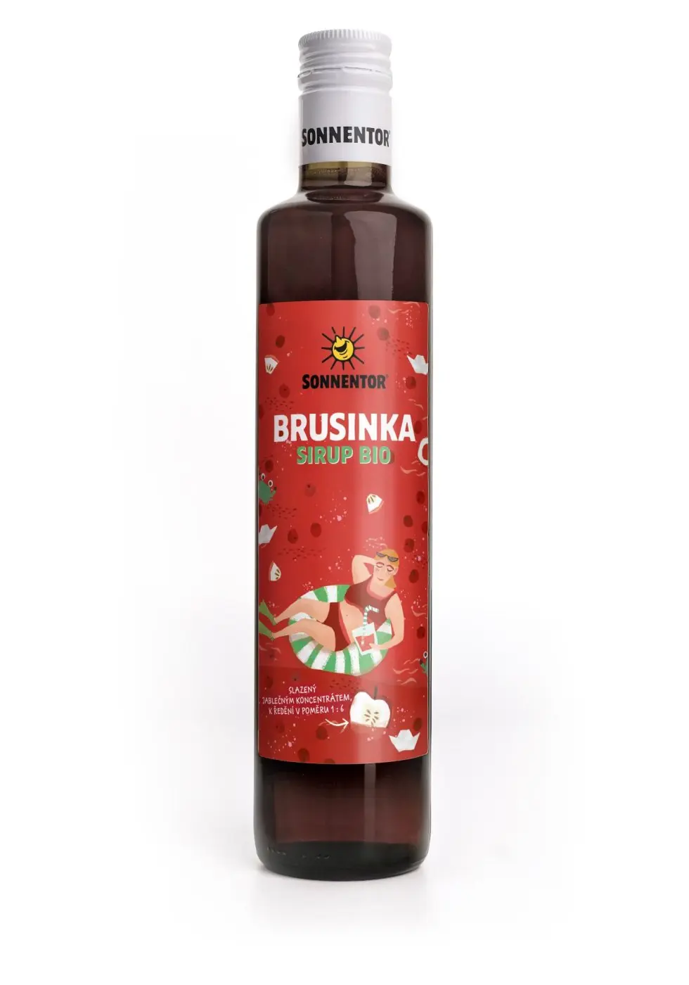 Sonnentor Brusinka sirup, BIO, 500 ml